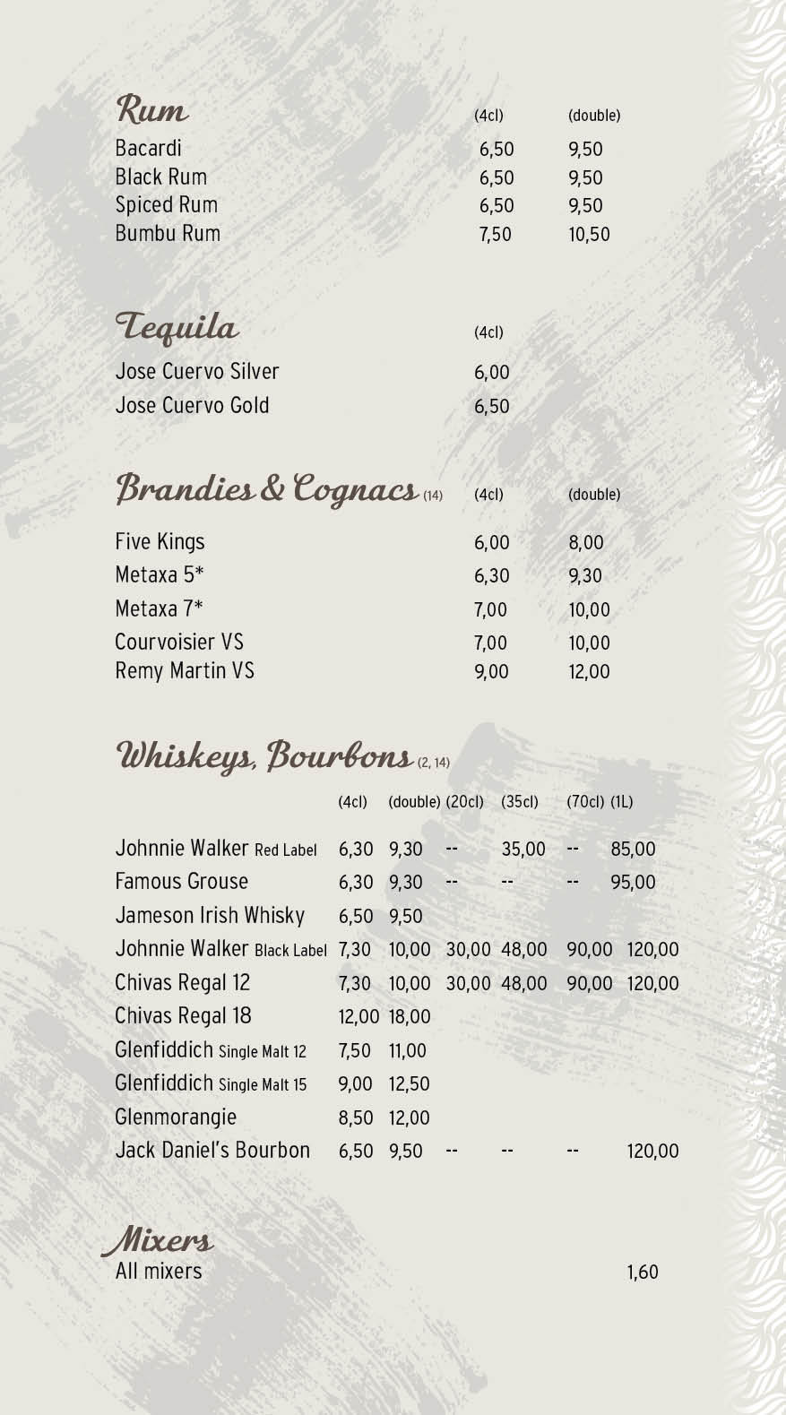 Events Menu - Drinks — Epode Cafe Bar (8)