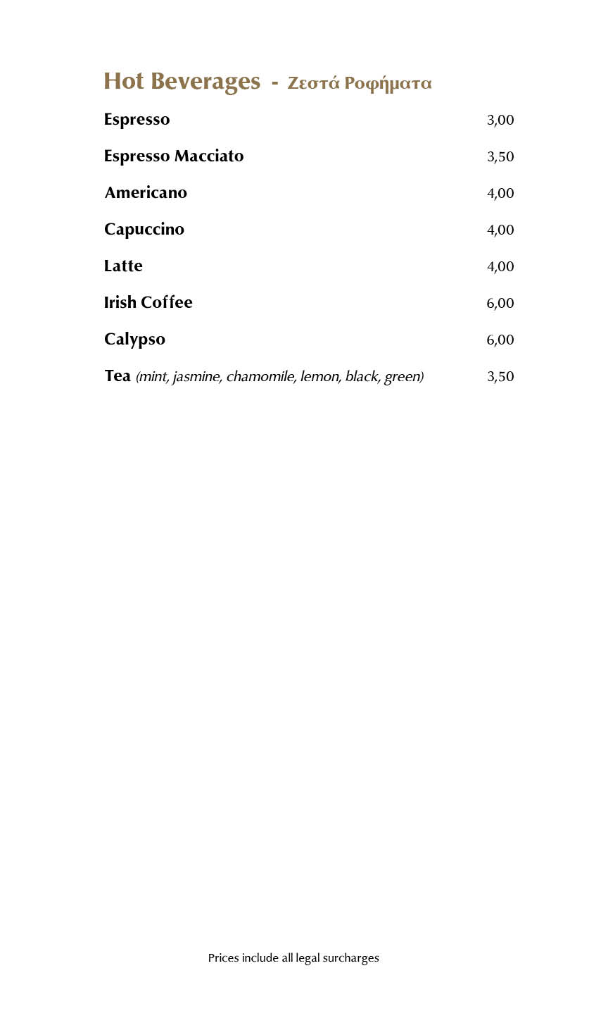 Daily Menu - Drinks — Sashiko (11)
